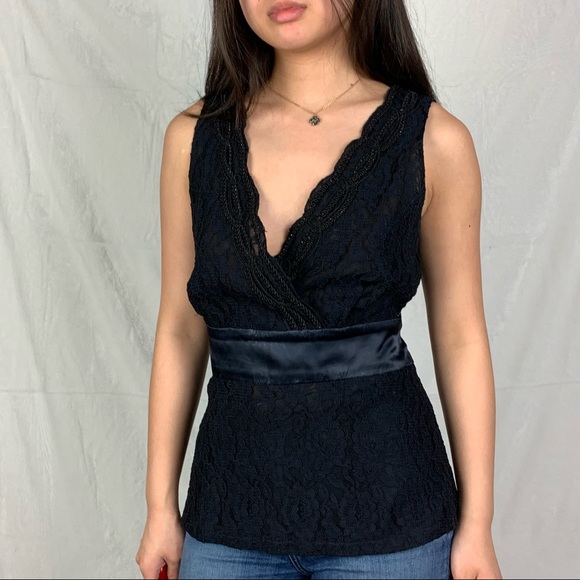 spanner medium black lace tank - Picture 3 of 13